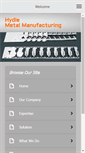 Mobile Screenshot of hydiemetal.com