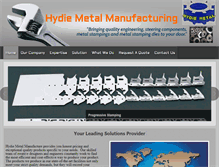 Tablet Screenshot of hydiemetal.com